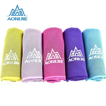

aonijie Sports Towel With Bag 30x100cm Size bamboo carbon fiber toalha de esportes Swimming Travel Gym Towel