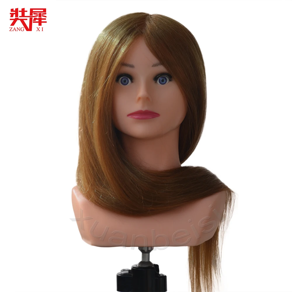 

High Grade 85% Natural Hairstyle Head Manikin Head With Human Hair Hairdressing Mannequins Mannequin Head Hairdresser Head