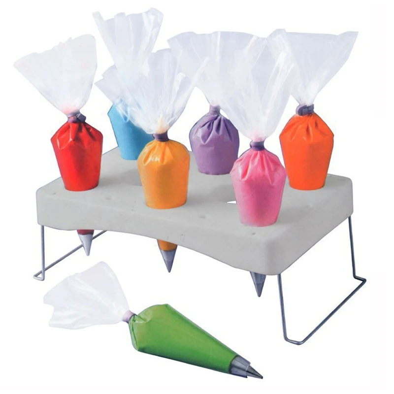 Convenient Icing Piping Bag Shelf Plastic Dessert Decorators Icing