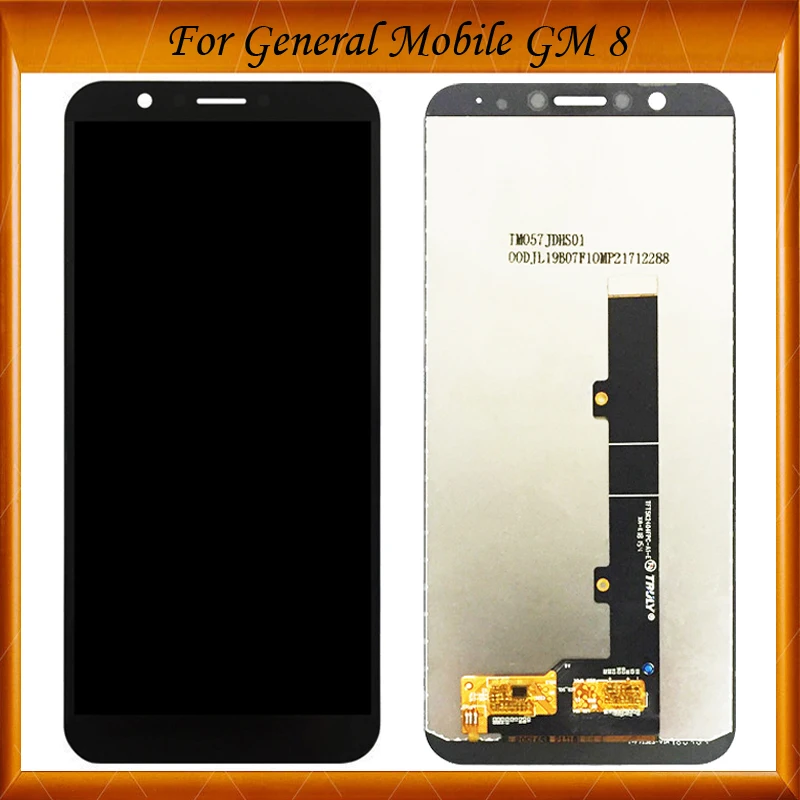 

100% Working Well 5.7inch For General Mobile GM8 GM 8 LCD Display + Touch Screen Assembly Panel Replacement