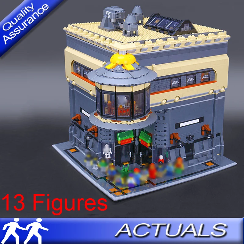 

15015 LegoINGlys Modular Building The L Rivendell Museum of Natural History Architecture Building Blocks DIY