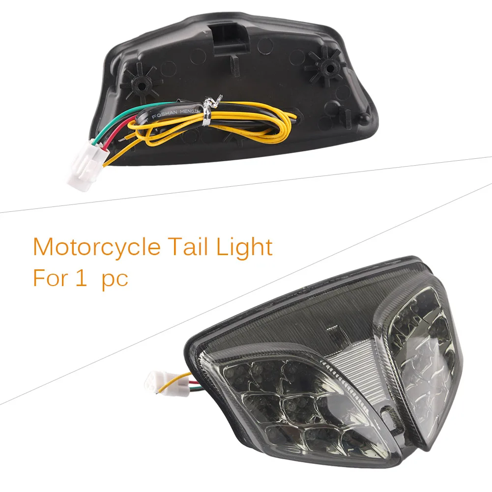 

Integrated LED Rear Tail Light Turn Signals Indicator Blinker Lamp For Suzuki GSXR600/750 & GSX-R 600/750 2008-2012 Smoke