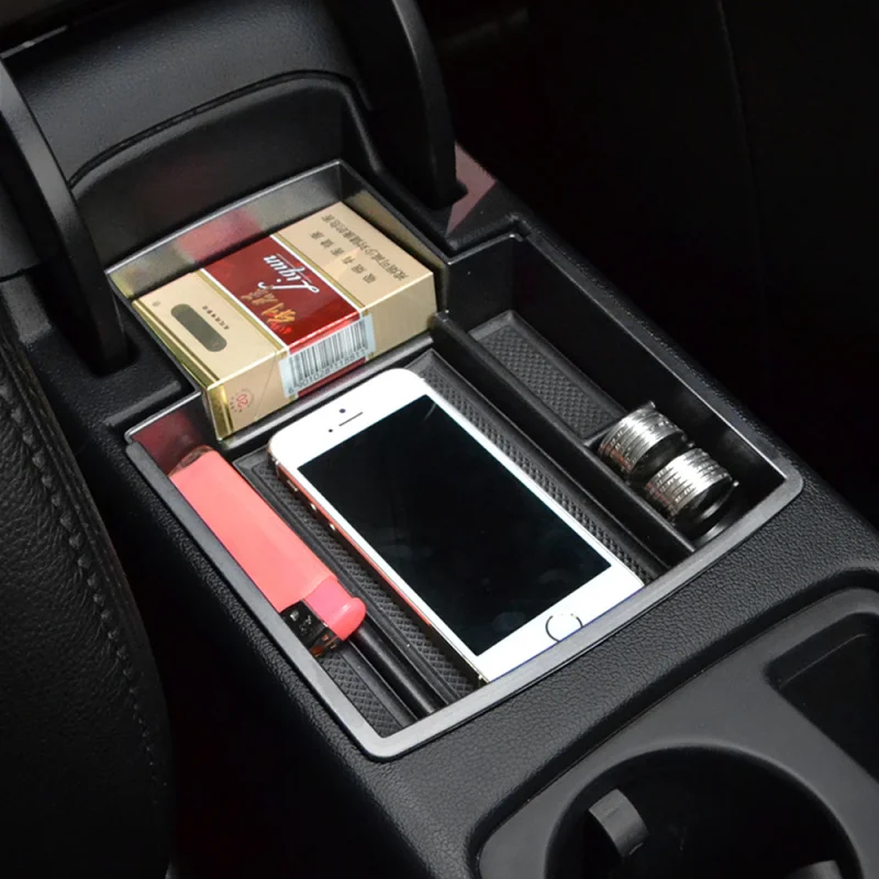 

For Audi A4 B8 A5 S5 2009-2016 Central Armrest Storage Box Container Holder Tray Car Organizer Accessories Car Styling
