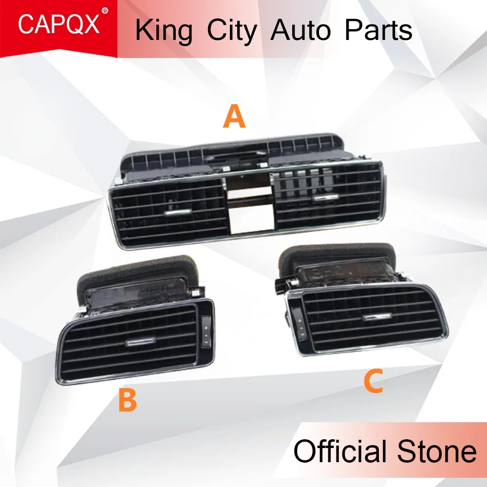 

CAPQX Air Conditioner Vent Grille For Volkswagen Passat 2011 2012 2013 2014 2015 Dash Panel Center Fresh Air Outlet Grille Cover