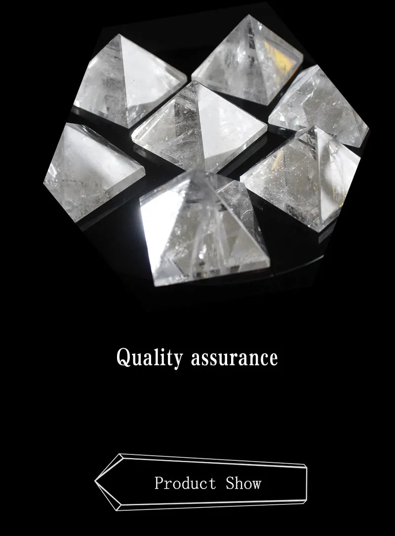 Runyangshi натуральная прозрачная пирамида из кристалла кварца прозрачный Рейки Исцеление натуральный белый кристалл Пирамида сырой камень полировка BB03