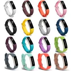 KINGBEIKE 15 цветов модные спортивный силиконовый ремешок для Fitbit Alta/HR замена ремешки наручных часов ремень наручные браслет S L Размеры