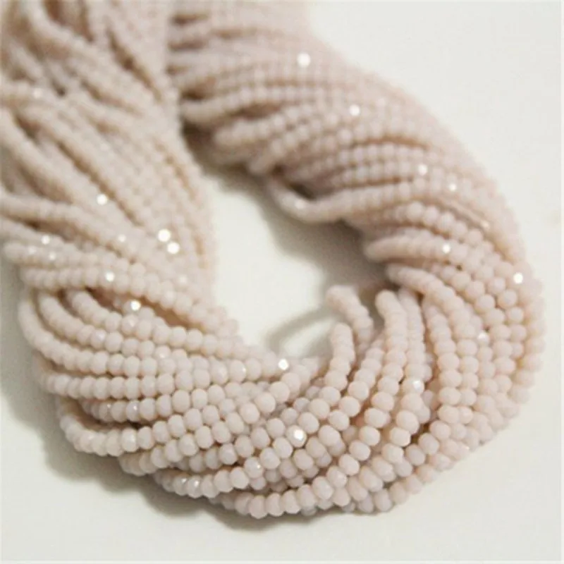 3mm Ceramic Peach Rondelle Crystal Beads 100pcs Top Quality B329 | Украшения и аксессуары