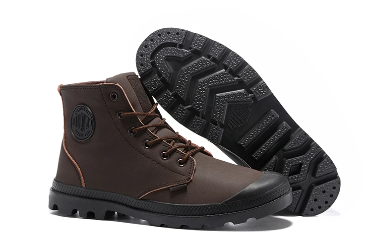 PALLADIUM Pampa/однотонные мужские ботильоны Ranger TP 75564; удобные высококачественные мужские повседневные ботинки на шнуровке; размеры 39-45 - Цвет: 7