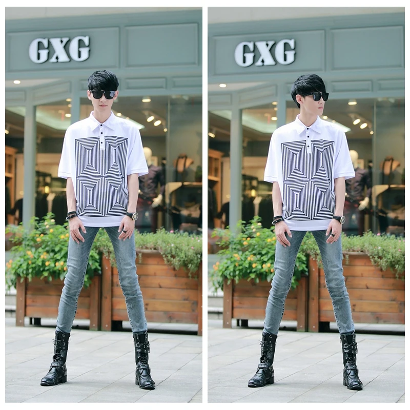 2015 summer t-shirt preppy style male loose batwing sleeve short-sleeve polo shirt plus size batwing shirt t-shirt male 2015 summer t-shirt preppy style male loose batwing sleeve short-sleeve polo shirt plus size batwing shirt t-shirt male