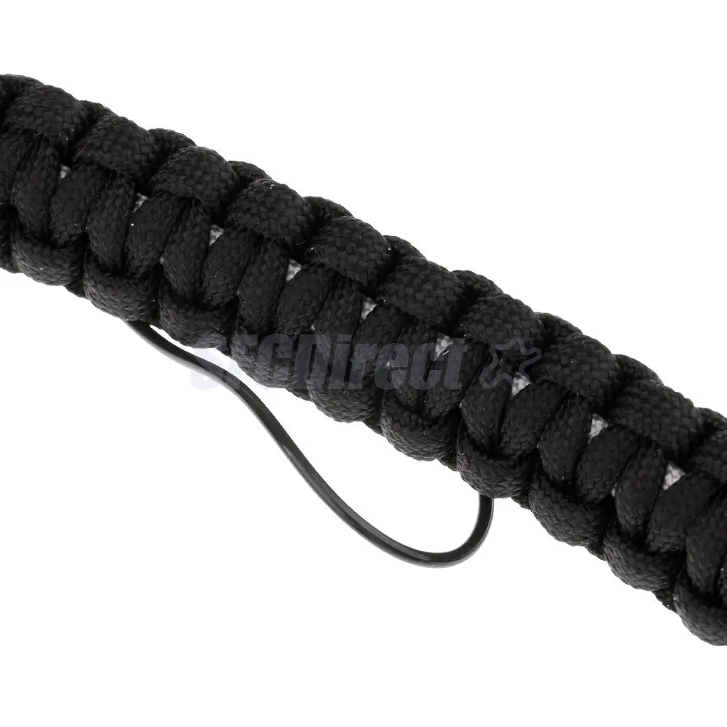  Nylon Braided Paracord Fly Fishing Lanyard Fishing Forceps Line Cleaner Nipper Patch Holder Tools Neck Strap