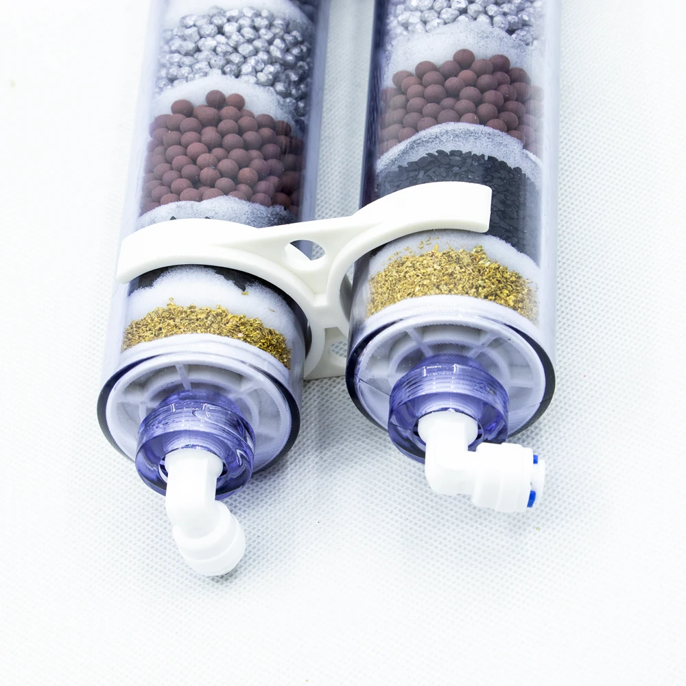 7 IN 1 Alkaline Mineral Post Water Filter Cartridges With KDF,Activated Carbon For Reverse Osmosis Water Purification 2PCS/PACK 7 IN 1 Alkaline Mineral Post Water Filter Cartridges With KDF,Activated Carbon For Reverse Osmosis Water Purification 2PCS/PACK