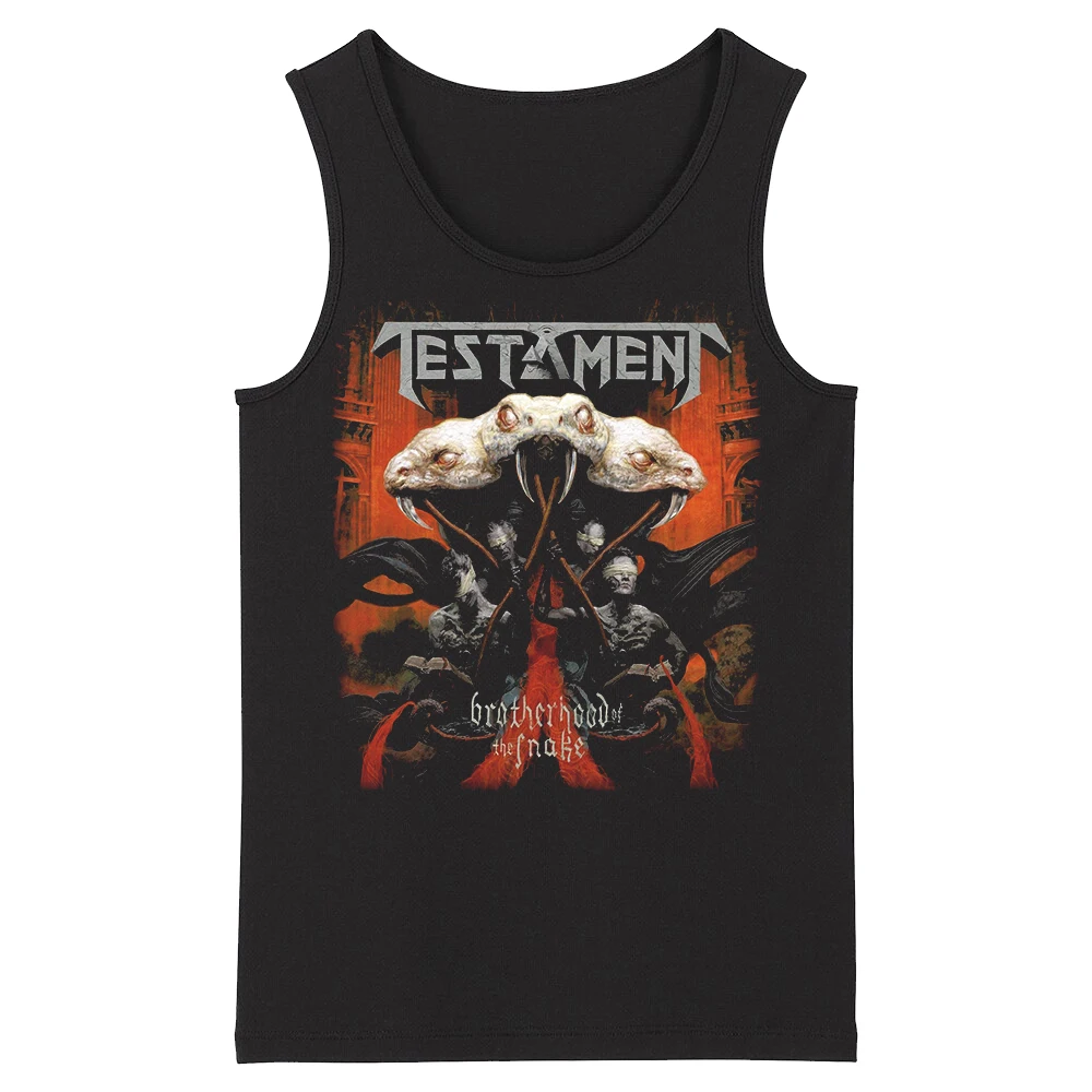 

Bloodhoof Testament Thrash Metal Grindcore HardMetal Deathcore men's top new black Tank Tops Asian Size