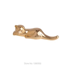 Новые Дизайн Золотой тигр Нержавеющая сталь Портативный Палочки китайские Rest Держатель Аксессуары Интимные аксессуары