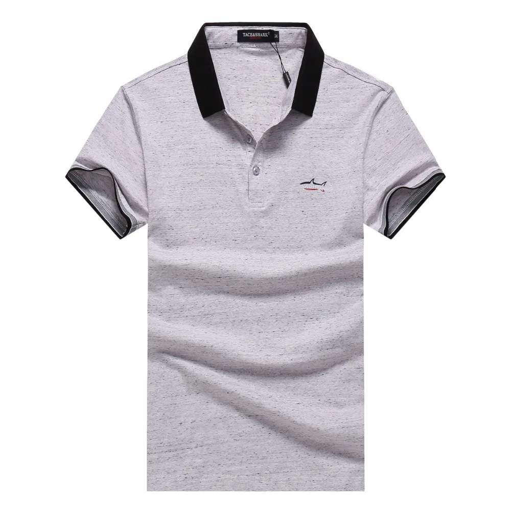 Famous brand Tace & Shark men t shirt homme casual military lapel embroidery t shirts men Summer 2019 streetwear tshirt men 3XL Famous brand Tace & Shark men t shirt homme casual military lapel embroidery t shirts men Summer 2019 streetwear tshirt men 3XL