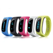 Модные спортивные B1 умный Браслет Мониторы Водонепроницаемый Bluetooth Умные часы Бесплатная доставка и оптовая продажа NOA27