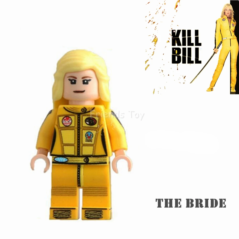 

Single Sale Uma Thurman Kill Bill The Bride Building s Compatible With Lego Movie Mini Man Blocks
