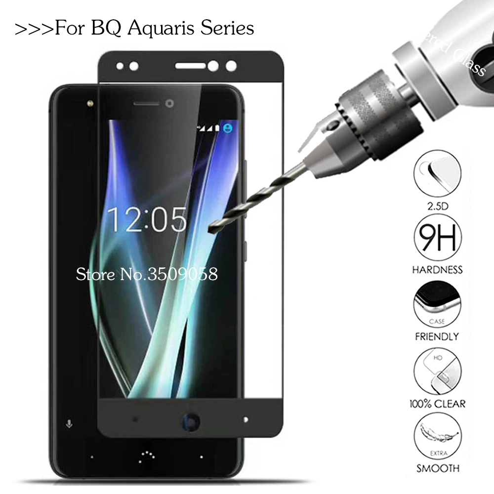 

full cover tempered glass screen Protector for bq aquaris x2 x 2 Protective glass on the bq aquaris x bqx bqx2 glas film sklo