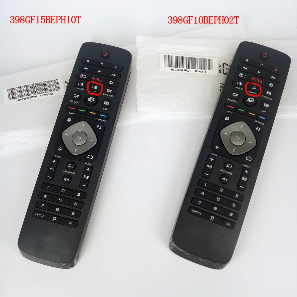 398GF15BEPH10T YKF352-004 для PHILIPS tv пульт дистанционного управления Netflix 398GF10BEPH02T YKF352-B01 для 55PUS7100 65PUK7120