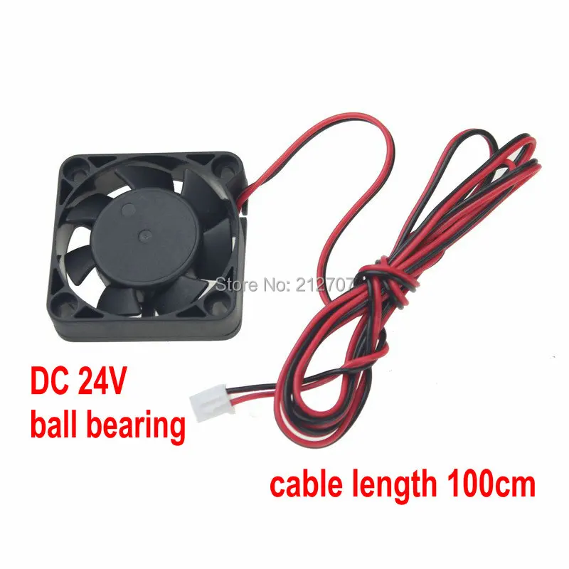 

5 PCS Gdstime for 3D Printer Fan 40mm 24V Ball Bearing Brushless DC Cooling Cooler 40x40x10mm