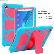 Для huawei MediaPad M5 8,4 Heavy Duty противоударный чехол для huawei M5 8,4 ''SHT-AL09 SHT-W09 негладкого силикона ПК подставка чехол для планшета