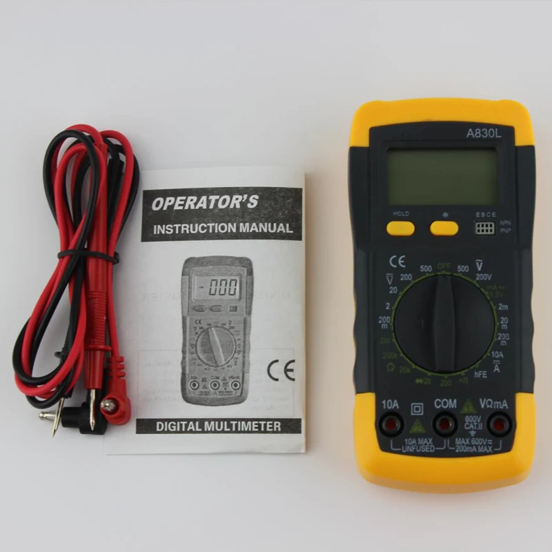 

Digital Multimeter A830L Multimeter Handheld Multimeter