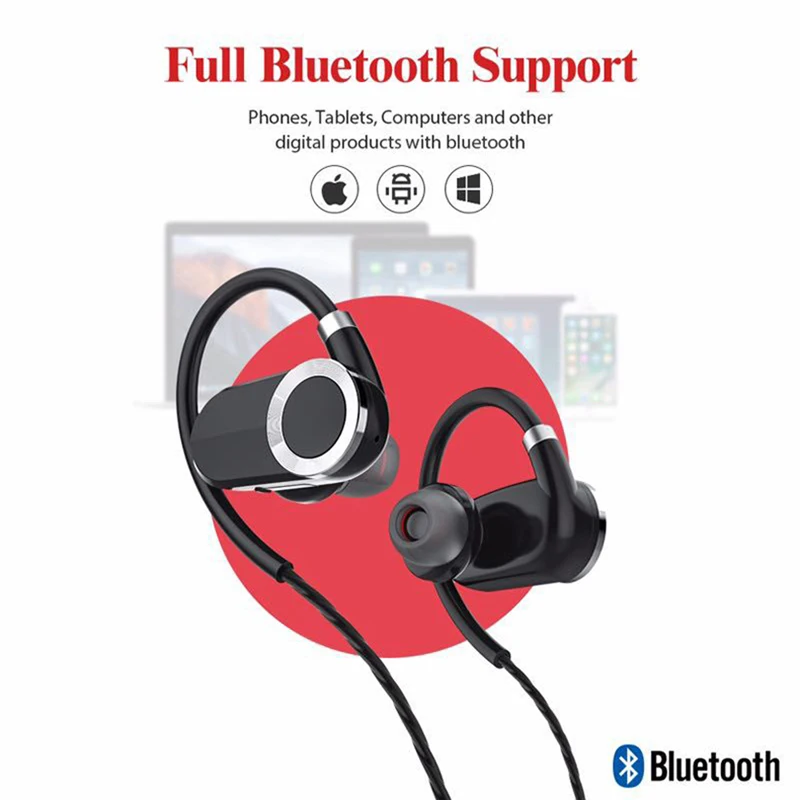 Беспроводные наушники Bluetooth вакуумные стереонаушники гарнитура с зарядным устройством микрофон для Xiaomi huawei смартфонов 829