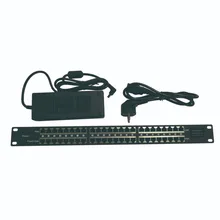 48v120w адаптер переменного тока с 24 портами 100 Мбит/с Poe Инжектор для ip-камеры безопасности voip-телефоны 802.3af устройство наблюдения CCTV сети