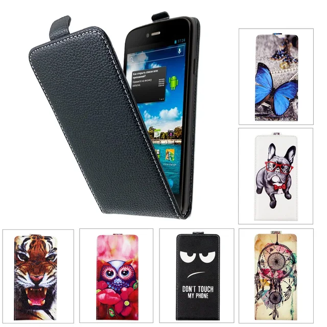 Cheap SONCASE case for Haier L52 Flip back phone case 100% Special Lovely Cool cartoon pu leather case Cover 