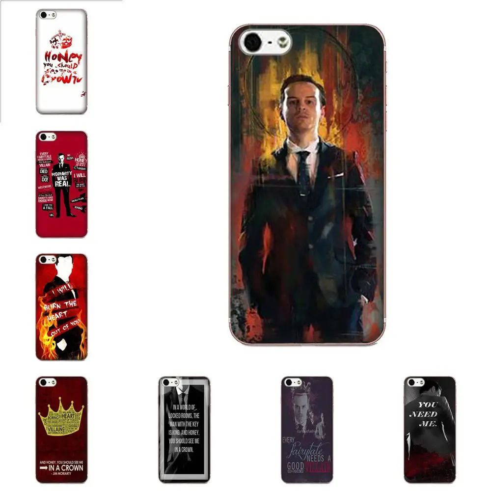 Для Apple iPhone X XS Max XR 4 4S 5 5C 5S SE 6 6S 7 8 Plus Мягкий пользовательский телефон Jim Moriarty был