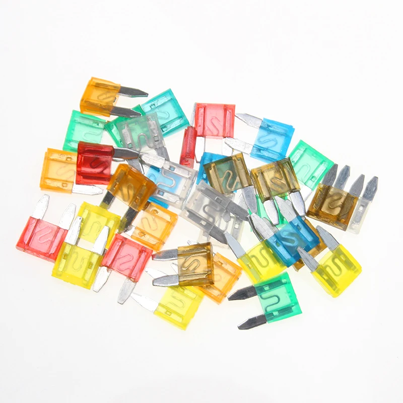 10 GLASS FUSES Classic Old Car Motorbike Auto Home Mixed 2 5 10 15 20 25 30 Amp