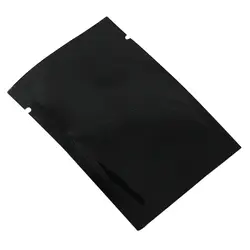 Розничная продажа 300 шт./лот черный Алюминий Фольга сумки металлик Mylar Телевизор с термосварочные для закусок упаковка для печенья мешочек
