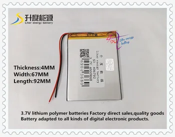 

406792 3.7V 4000mAH 406590 polymer lithium ion / Li-ion battery for tablet pc cell phone power bank speaker