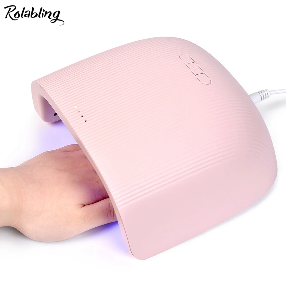 

New Arrival 48W UV/LED Lamp for Nails Gel Nail Dryer Nail Lamp Professional Manicure Machine 18Beads Quickly Dry Nail Gel Polish