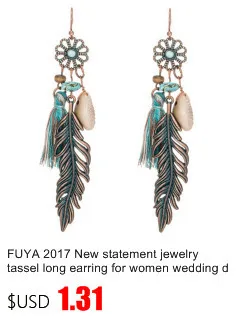 Новое поступление 3 цвета Длинная цепочка лист перо серьги в богемном стиле для женщин винтажные модные серьги-подвески ювелирные изделия подарок bijoux