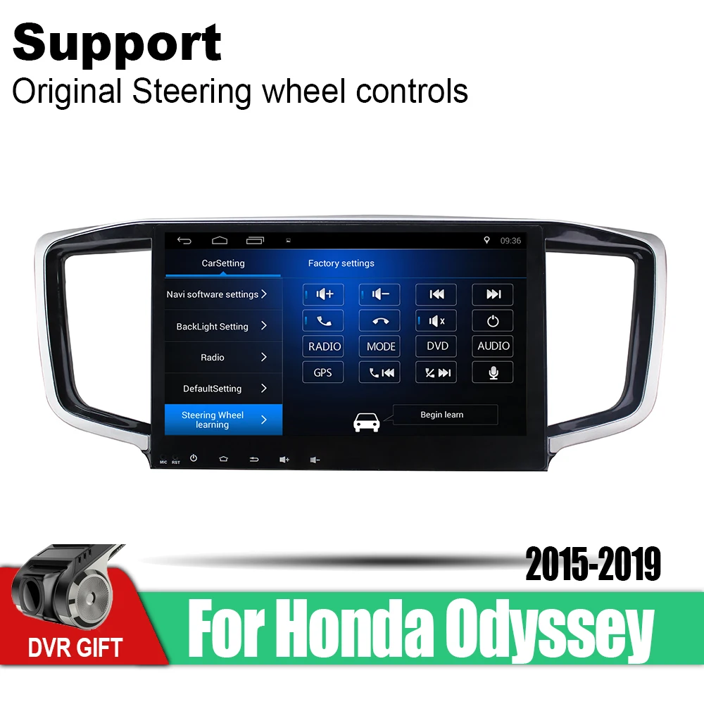 Автомобильный мультимедийный плеер ZaiXi 2 Din Android радио для Honda Odyssey 2015 ~ 2019 GPS
