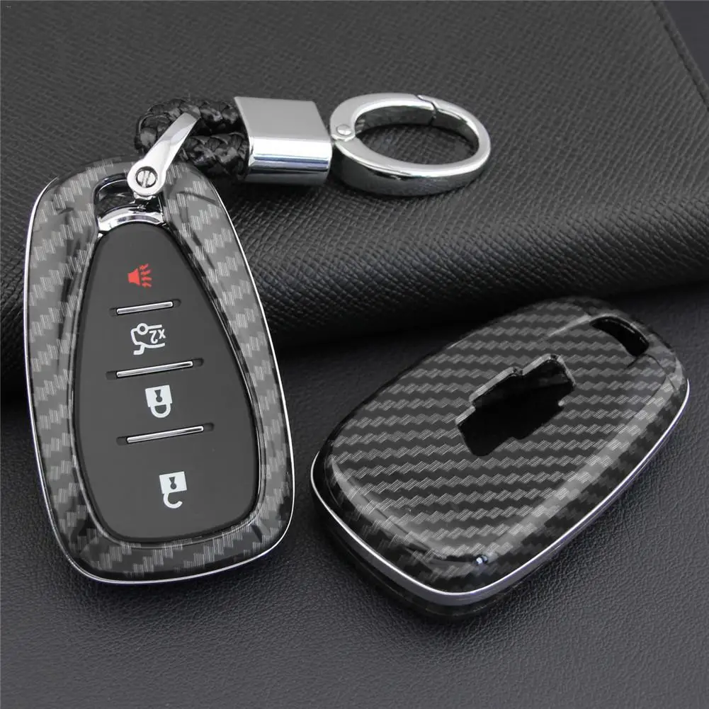 

2019 Key Case Cover Fob Bag Holder ABS Hard Shell Cover Dust Proof For 2017-2019 Chevrolet Cruze For 2016-2019 Chevrolet Malibu