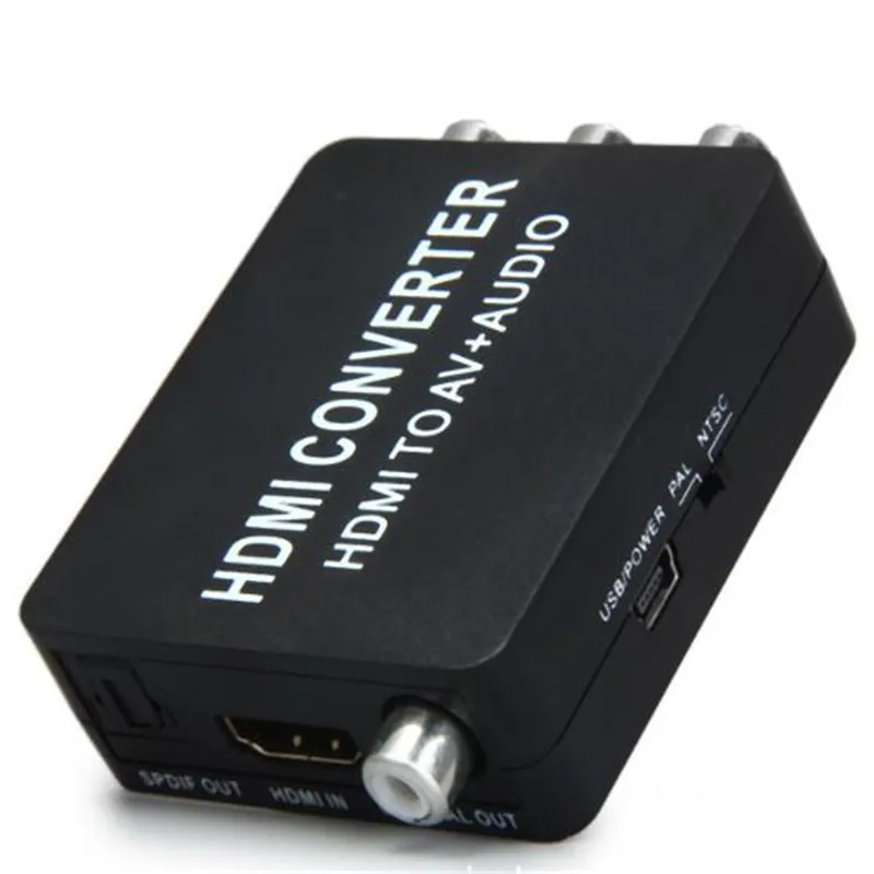 

HDMI Converter HDMI to AV CVBS 1080P Mini HDMI to AV+CVBS+SPDIF