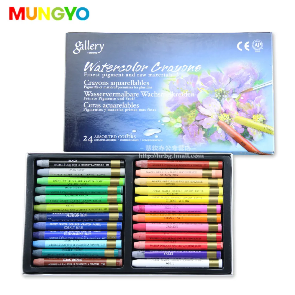 Mungyo MAC серии ГАЛЕРЕЯ Aquarell цветные карандаши 12/24/36 цветов водорастворимый цветные карандаши художественные рисовальные принадлежности