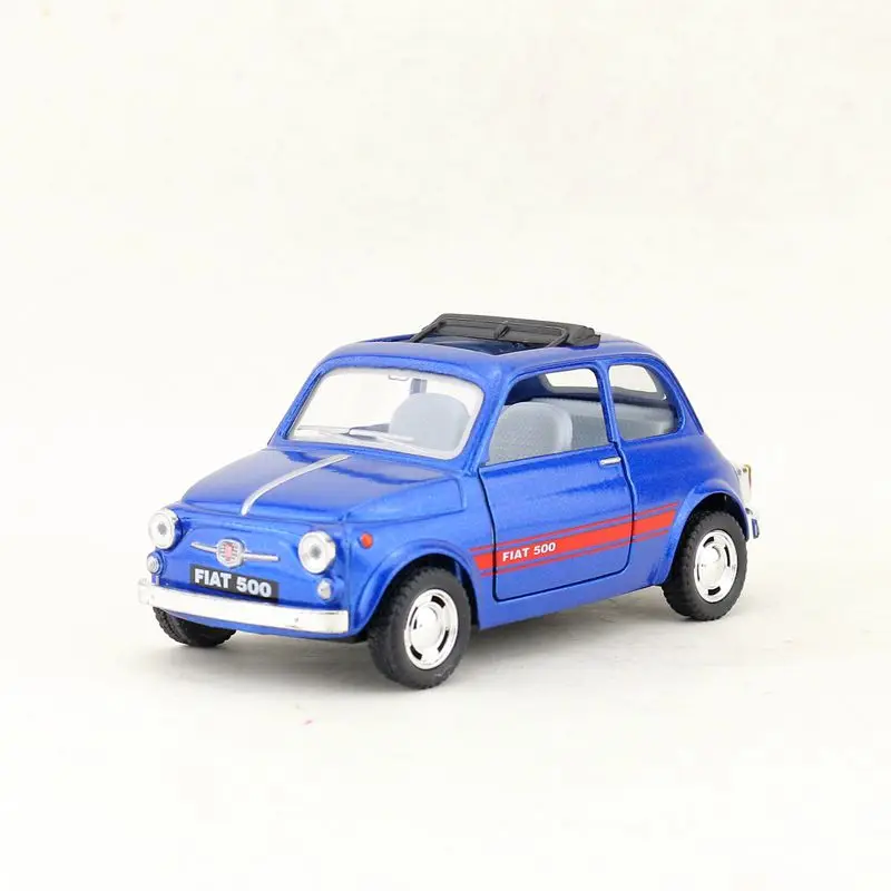 /KiNSMART игрушка/литая под давлением классическая модель/1:24 весы/Fiat 500/Откидная машина/образовательная Коллекция/подарок для детей