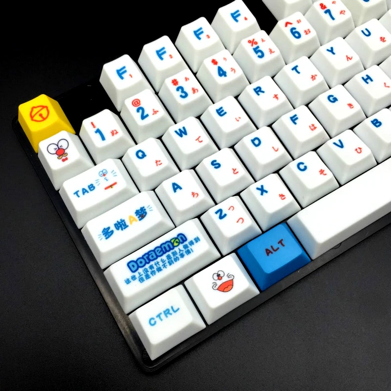 Doraemon японский Languag PBT Keycaps топ с принтом 109 Keycap набор профиля для Cherry MX Настенные переключатели Механическая игровая клавиатура