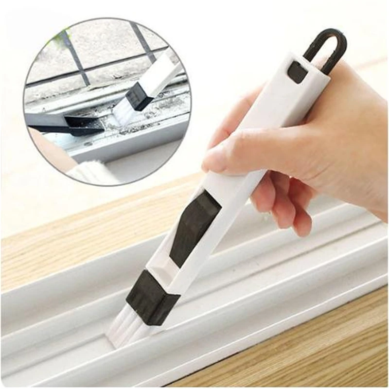 

2 in 1 Multipurpose Window Groove Cleaning Brush Household Keyboard Home Kitchen Folding Brush Cleaning Tool