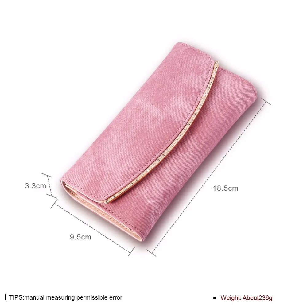 2017 высокое качество Для женщин бумажник известный бренд из искусственной кожи длинный женский кошелек Сумки визитница 4 цвета леди