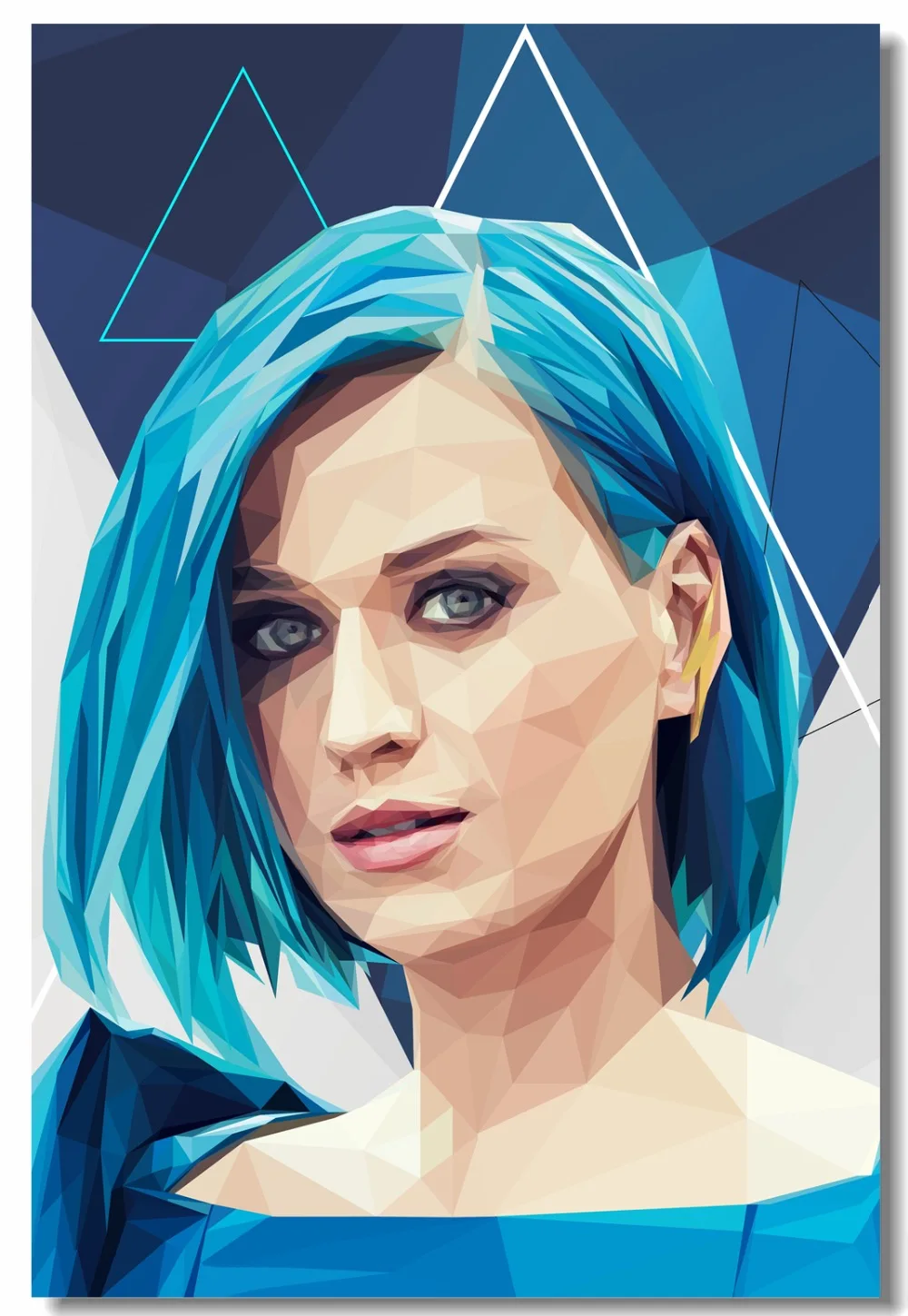 Custom Canvas Wall Decoration Katy Perry Painting Poster Katy Perry Sticker Office Mural Cafe