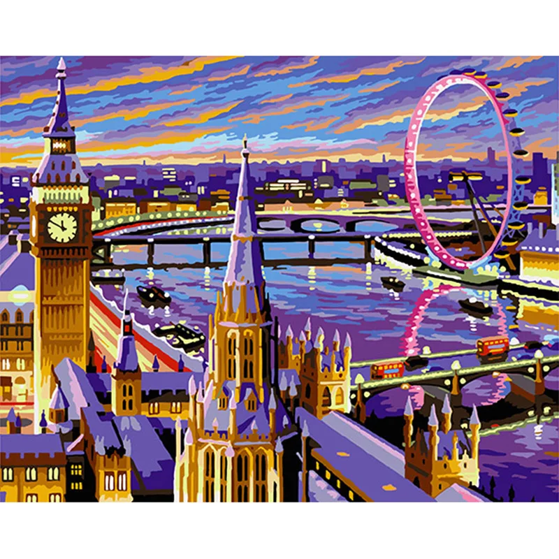 40*50CM Cuadros decoration wall art decor Love in London pictures for
