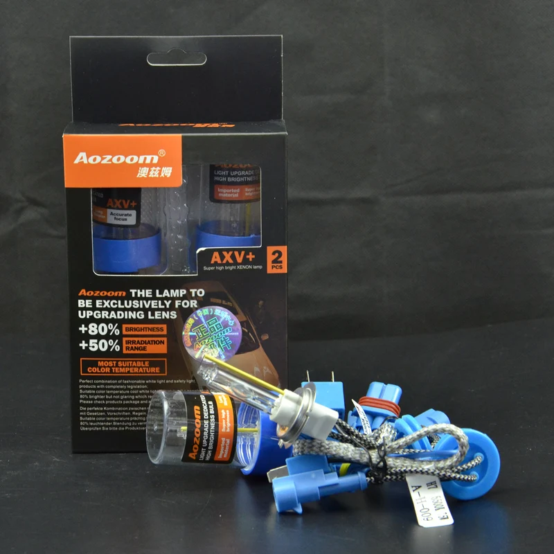 Aozoom Latest Design Super Bright 2pcs Hid Bulb 75w H1 H7 H11 9005 9006