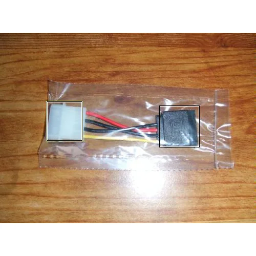 Акция! Новый 6-дюймовый 4-контактный разъем Molex ~ SATA 24pin Кабель-адаптер питания |