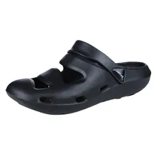 Унисекс; дышащие повседневные пляжные шлепанцы; удобные нескользящие сандалии для душа; Мужская обувь; terlik kappie; шлепанцы; 40jy15