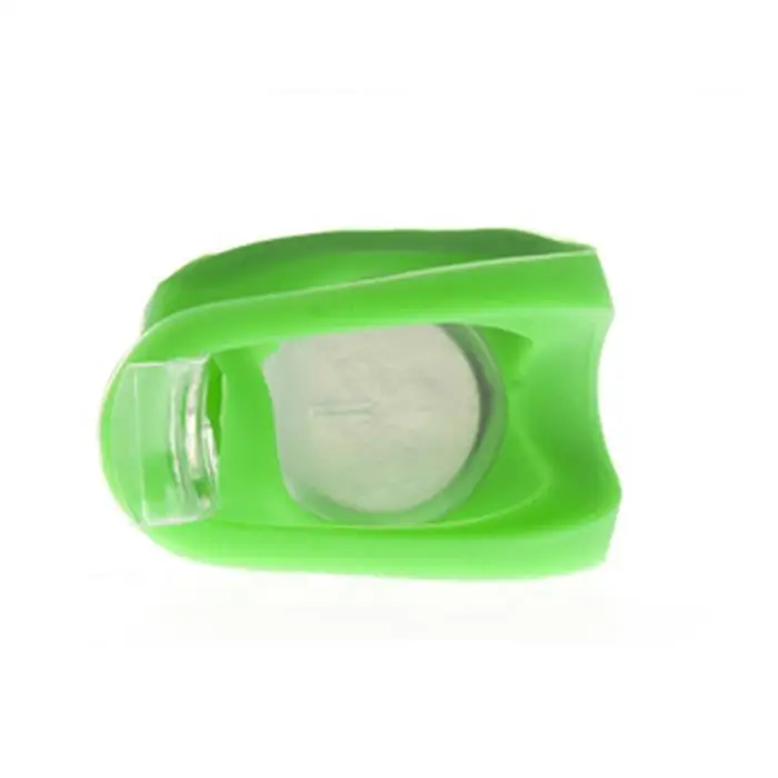 Sale 1PCS Silicone Bike Bicycle Light Waterproof LED Flash Safety Warning Lamps Cycling Front Rear Rail Light Cycling Flashlight 7