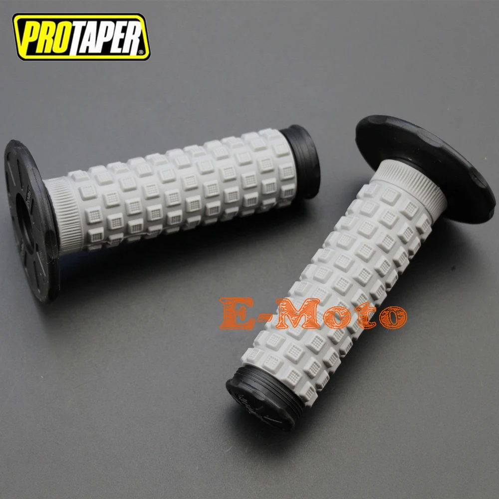 BLACK GRAY Pro Taper Grips Dirt Bike Gel Handle Bar Motorcycle 7/8