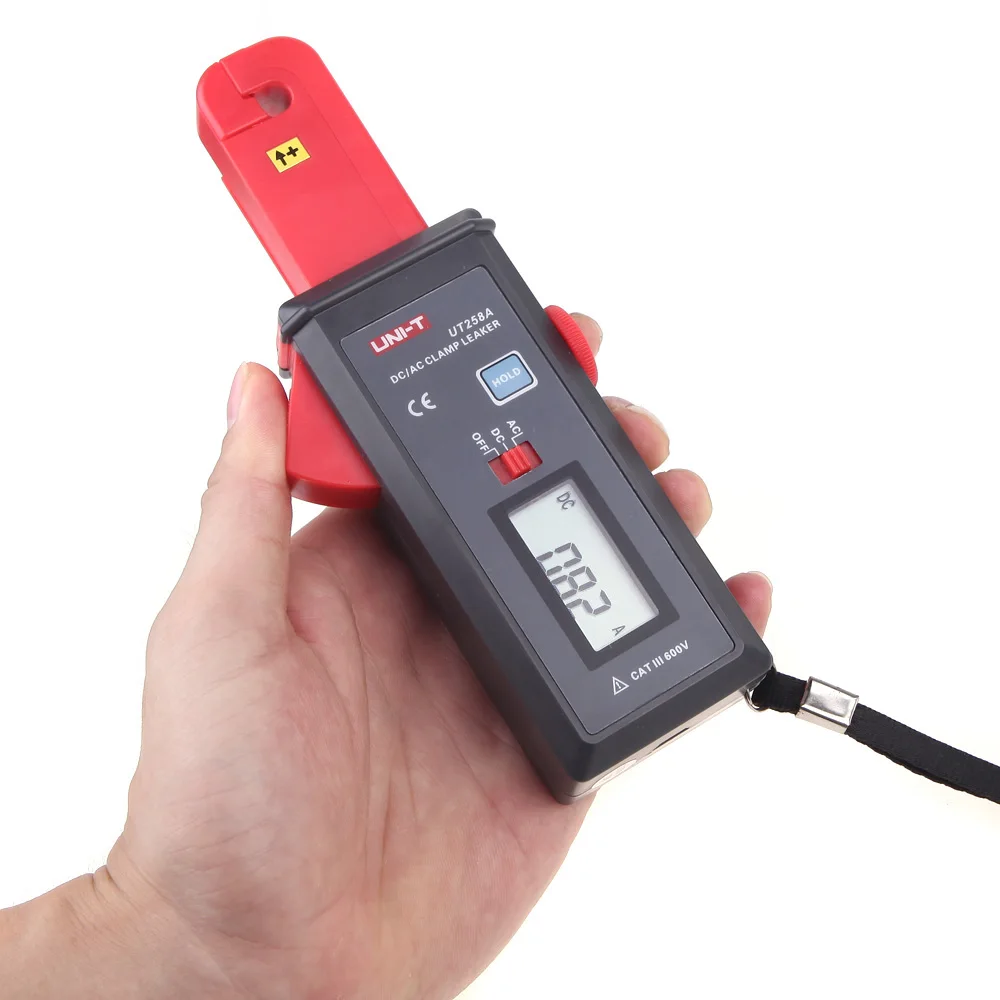 

AC /DC Leakage current clamp meter Uni t UT258A Digital Ammeter 10000 count 0mA/60mA 45HZ/200HZ Zero Adjustment/RS232 Data move